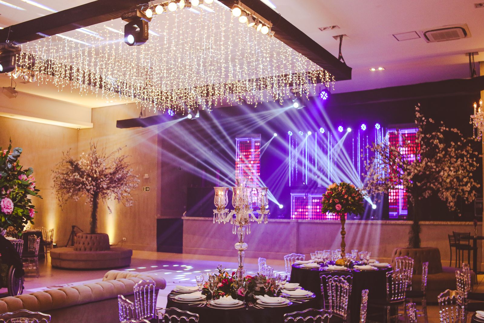 Ambiance de soirée d'événement privé